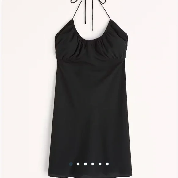 Abercrombie & Fitch | Dresses | Abercrombie Fitch Halter Ruched Mini Dress  | Poshmark